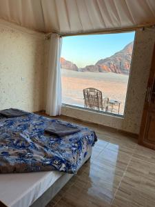Postel nebo postele na pokoji v ubytování Jordan Rum Camp