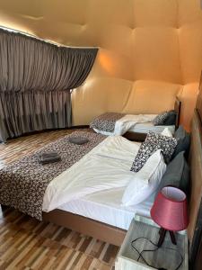 Postel nebo postele na pokoji v ubytování Jordan Rum Camp