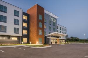 a rendering of a hotel with a parking lot at Fairfield by Marriott Inn & Suites Albertville in Albertville