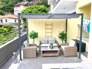 Balkón nebo terasa v ubytování Plaza Charming Flat