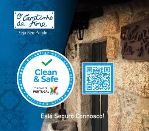 Um certificado, prmio, placa ou documento mostrado em O Cantinho da Ana