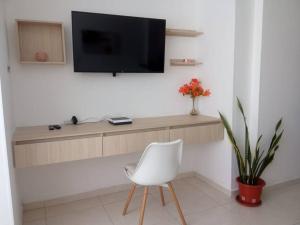 TV tai viihdekeskus majoituspaikassa La Morada del Sur