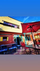Restaurace v ubytování Tu Hostel Tucuman