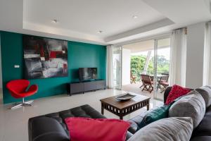 Posezení v ubytování 2Br Seaview, Long Beach, Lanta Loft 2A