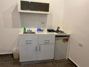 Kuchyň nebo kuchyňský kout v ubytování Apartamentos Magallanes Bayahibe