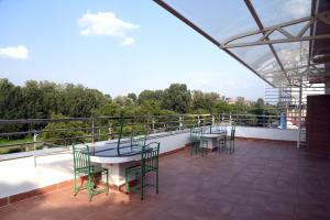 Μπαλκόνι ή βεράντα στο Hotel Aerocity