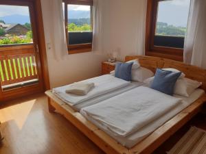Posteľ alebo postele v izbe v ubytovaní Bergführerhaus
