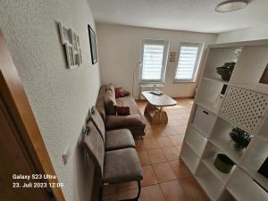 Posezení v ubytování Ferienwohnung Groitzsch