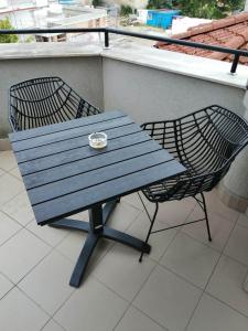 Balkón nebo terasa v ubytování GingerBED Apartman