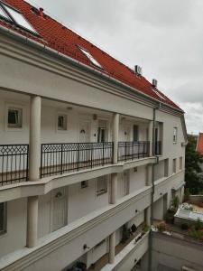 Balkón nebo terasa v ubytování GingerBED Apartman