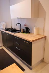 Η κουζίνα ή μικρή κουζίνα στο APARTAMENT PRZY RYNKU