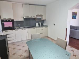 Kuchyň nebo kuchyňský kout v ubytování Apartman Flavio