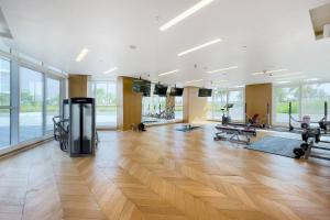 Fitness centrum a/nebo fitness zařízení v ubytování Wonderful Apartments in Artesia Tower D