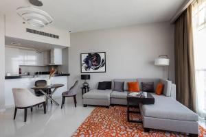 Posezení v ubytování Wonderful Apartments in Artesia Tower D