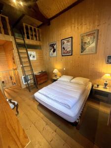 Postel nebo postele na pokoji v ubytování la p'tit marennaise