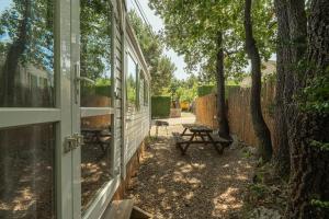 A garden outside Camping Susen