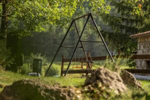 A garden outside Camping Susen