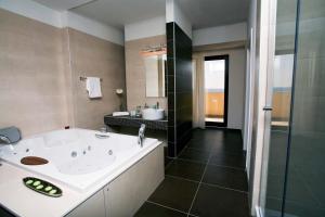 Kúpeľňa v ubytovaní Hotel Marina