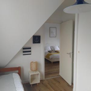 Postel nebo postele na pokoji v ubytování Maison de Vacances - Vue mer avec Piscine