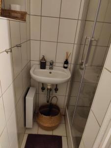 Koupelna v ubytování Bliss - 3 Zimmer, Boho, Arbeitsplatz, Netflix