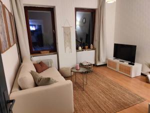 TV a/nebo společenská místnost v ubytování Bliss - 3 Zimmer, Boho, Arbeitsplatz, Netflix