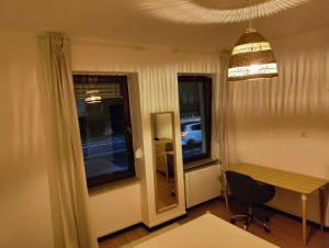 TV a/nebo společenská místnost v ubytování Bliss - 3 Zimmer, Boho, Arbeitsplatz, Netflix