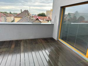 Balkón alebo terasa v ubytovaní Apartments Spačilova nearly center