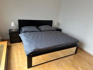 Posteľ alebo postele v izbe v ubytovaní Apartments Spačilova nearly center