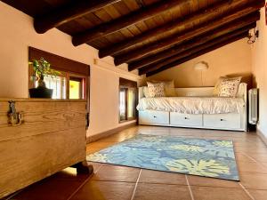 A seating area at Casa Artista