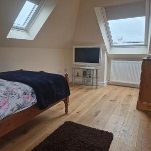 TV a/nebo společenská místnost v ubytování 3 Bedroom Apartment max 5 Pax Musselburgh