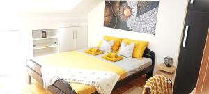 Postel nebo postele na pokoji v ubytování Apartman Blagojevic Hill