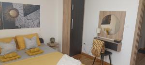 Postel nebo postele na pokoji v ubytování Apartman Blagojevic Hill