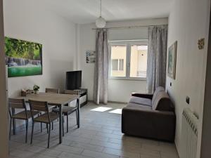 Televízia a/alebo spoločenská miestnosť v ubytovaní Casa Trezza