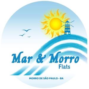 a logo for a mar and mtoro flats at Mar e Morro Flats in Morro de São Paulo