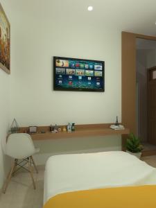 Letto o letti in una camera di The Cabin Hotel Mantrijeron