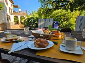 Možnosti zajtrka za goste nastanitve Casa Los Flamencos