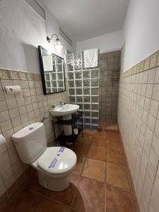 Koupelna v ubytování Hotel Al-Andalus