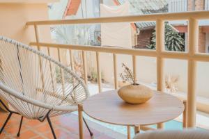 Ein Balkon oder eine Terrasse in der Unterkunft Casa Solana