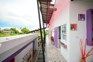 Balkón nebo terasa v ubytování Na-Rak-O Resort