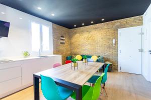 TV a/nebo společenská místnost v ubytování Private room Beach Valencia
