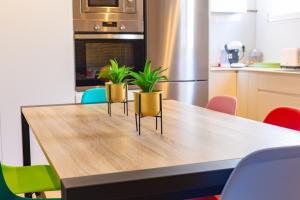 Kuchyň nebo kuchyňský kout v ubytování Private room Beach Valencia