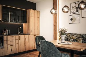 Kuchyňa alebo kuchynka v ubytovaní Wagnerhof Apartments