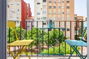 Balkón nebo terasa v ubytování Private room Beach Valencia