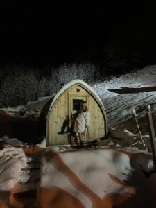 Nuit a Pleiney v zimě