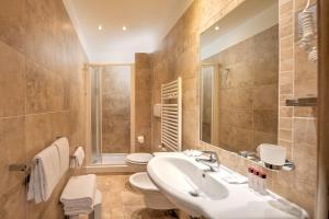 Kúpeľňa v ubytovaní Hotel Villa Betania