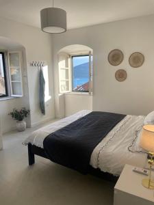 Кровать или кровати в номере Vila Stefi