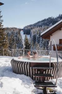 Hotel Ciasa Soleil v zimě