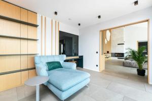 Posezení v ubytování Serenity Villa