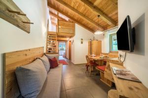 TV a/nebo společenská místnost v ubytování Ferienhaus Larch Soge Apt Helmuth