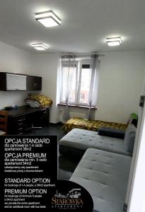 Kuchyň nebo kuchyňský kout v ubytování STARÓWKA Apartament Stare Tychy
